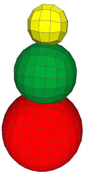 def sphere(c, r, k, RGB) c