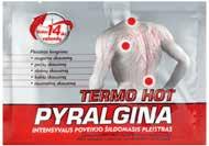 24 Gerai sveikatai Intensyvaus poveikio šildomasis pleistras PYRALGINA TERMO HOT 1 vnt.