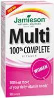 JAMIESON MULTI FOR WOMEN vitaminai moterims, 90 kapsulių Tai produktas, sukurtas specialiai moterims.