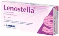 Skubiai kontracepcijai LENOSTELLA 1,5 mg, 1 tabletė Nereceptinis Sudėtis: vienoje Lenostella tabletėje yra 1,5 mg levonorgestrelio. Indikacijos: skubioji kontracepcija, praėjus ne daugiau kaip 72 val.