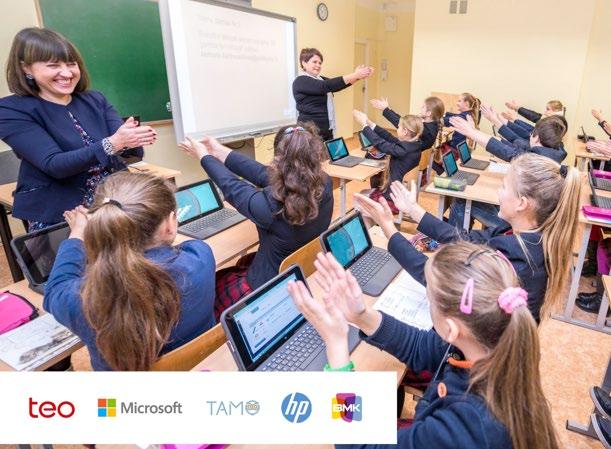 ŠIUOLAIKINĖS MOKYMO(SI) APLINKOS KLASĖS 2018 m. prisidėjome prie pokyčių Lietuvos mokyklose, kurios savo mokymo procesuose nori aktyviau naudoti išmaniąsias technologijas.
