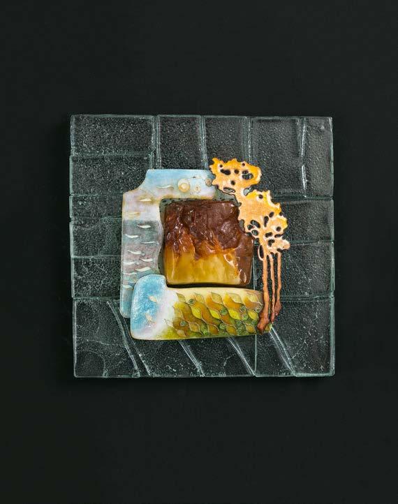 gintaras, sidabras, 10 8 cm Panel