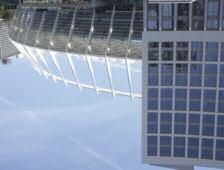 Plokščias stogas pėstiesiems Olimpinis stadionas, Kijevas (Ukraina) Savininkas: Valstybinė įmonė Olympic NSC Pagrindinis projektuotojas: gmp, Hamburgas (Vokietija) ir architektas Yuris Serioginas