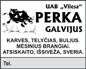 7 B, Anykščiai, šeštadieniais dirba iki 13.00 val., tel.: (8-610) 41900, (8-699) 60871. Nekilnojamasis turtas Brangiai - įvairų mišką. Tel. (8-651) 39039. Nuolatos - miškus visoje Lietuvoje. Tel. (8-641) 07661.