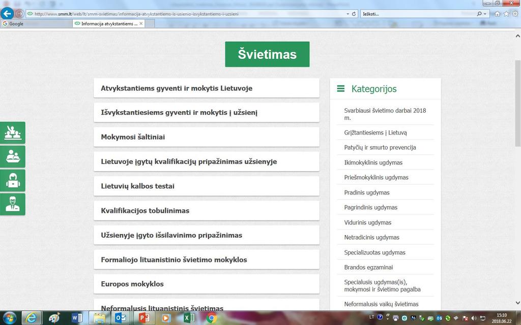 Lituanistinio švietimo aktualijos www.smm.