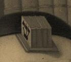 Puslankio forma primena tradicinio žydiško antkapio (macevos) lenktą silueto viršūnės dalį, puslankio formos yra ir religingų žydų galvos apdangalas kipa. 2.