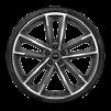 Papildoma įranga Ratlankiai / padangos Audi lieti aliuminio lydinio 5 dvigubų stipinų dizaino, titano optikos, iki blizgesio pratekinti ratlankiai,