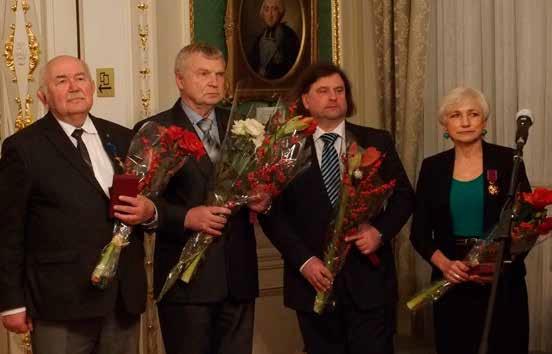 2016 metais B. Jonuškaitė Lenkijos prezidento sprendimu (kartu su kitais Lietuvos kultūros veikėjais) buvo apdovanota Auksiniu kryžiumi. Gedimino Zemlicko nuotr.