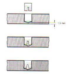 HPL (aukšto slėgio) kompaktiniai laminatai Rekomendacinė Compact HPL stalviršių montavimo instrukcija Kompaktinės plokštės stalviršiai turi būti tvirtinami per apatinės spintelės konstrukciją.