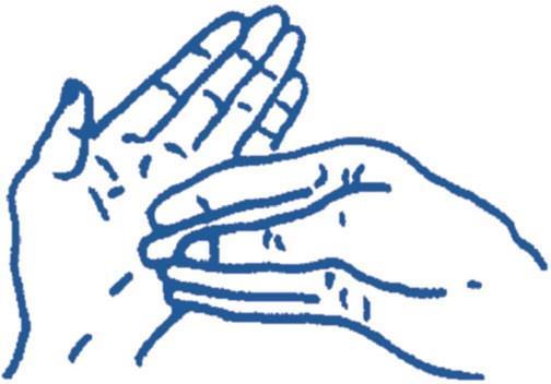 Rankų plovimo ir dezinfekavimo technika pagal AYLIFFE metodą Paveikslėliuose pavaizduoti atskiri rankų plovimo ir dezinfekavimo žingsniai, plaunant rankas vandenius ir kartu naudojant dezinfekavimo