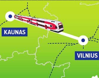 Iš Vilniaus nuvykti į Kauną ir atgal 40 kartų per dieną bus galima jau nuo šio sekmadienio.