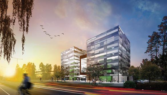 2. TYRIMŲ METODIKA 2.1. Tiriamasis objektas Tyrimui pasirinkamas konkretus projektas Švedijoje, Växjö mieste, statomas,,fortnox administracinis pastatas.
