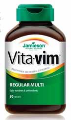 Jamieson geležis, 50 mg, 60 tablečių Jamieson kalcis su vitaminu D3, 500 mg, 90 tablečių Šis geležies papildas gaminamas tik iš organinio geležies gliukonato, rečiau sukeliančio šalutinį poveikį.