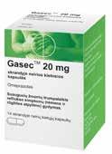1 kapsulėje yra 20 mg omeprazolo. Indikacijos. Suaugusiųjų gastroezofaginio refliukso simptomų (pvz., rėmens, skrandžio rūgšties atpylimo) trumpalaikis gydymas. Vartojimo būdas ir dozavimas.