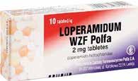 16 PASIŪLYMAI virškinimui Esant viduriavimui LOPERAMIDUM WZF POLFA 2 mg, 10 tablečių Nereceptinis Veiklioji medžiaga: loperamido hidrochloridas.