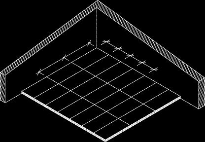 200 mm (arba plėvelės sujungimai suklijuojami lipnia juosta). Plėvelė užleidžiama ant vertikalaus paviršiaus virš būsimų grindų lygio.