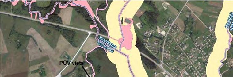 7 pav. Akmenės upelio ir Obelių ežero pakrančių apsaugos juosta ir apsaugos zona 25. Informacija apie teritorijos taršą praeityje 2015 m. sausio mėn.
