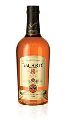 Romas BACARDI Tai romas Nr. 1 pasaulyje. Gaminamas Puerto Rike pagal 1862 m. dono Fakundo Bacardi sukurtą originalų receptą.