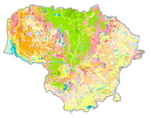 LIETUVOS DIRVOŽEMIAI Lietuvoje sistemingi ir plataus masto moksliškai pagrįsti dirvožemio tyrimo ir kartografavimo darbai vykdomi nuo 1957 metų.