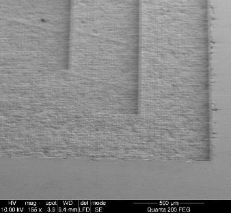 3x3 mm 2 Bendras aukštis 162 µm Laiptelio