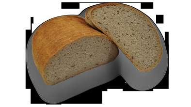 1104 Palangos šviesi plikyta Duona kepama pagal tradicinę Palangos krašto receptūrą,