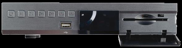USB jungtis, skirta programinei įrangai atnaujinti ir filmams, nuotraukoms peržiūrėti. 7. LED EKRANAS informacinis skydelis. 8.