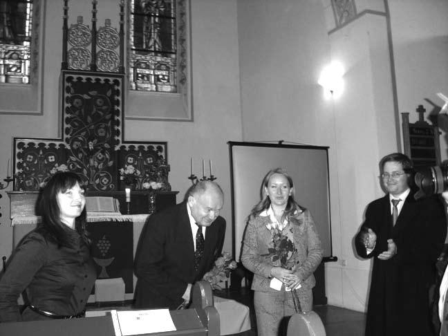 evangelikų liuteronų lėšomis (ypač daug prisidėjo Vokietijoje gyvenantys Hansas Karalius ir Jonas Skėrys) restauruotus pneumatinius vargonus pasakojo kunigas Remigijus Šemeklis.