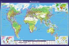 28 žemėlapiai Pasaulio ūkis Mastelis 1 : 20 000 000, 170 115 cm Žemės ūkis, pramonė, prekyba bei transportas.