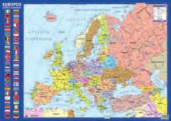 29 žemėlapiai Europos politinis žemėlapis Mastelis 1 : 4 250 000, 170 115 cm Žemėlapyje pažymėtos visos Europos valstybės ir jų valdos,