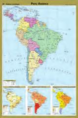 vandenys, valstybės ir jų sostinės, kiti  Pateikti trys papildomi Pietų Amerikos žemėlapiai: tektoninis, metų kritulių kiekio ir augalijos. Nr.