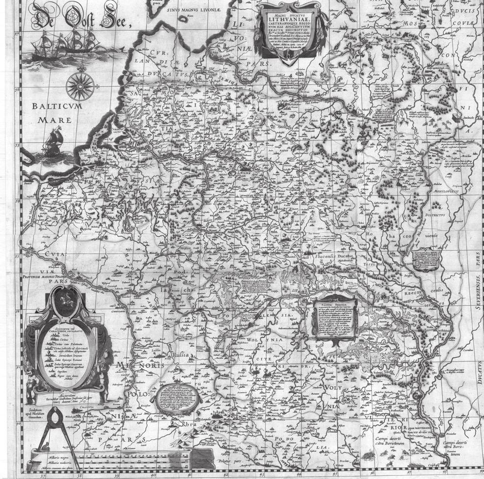 Nenuostabu, kad tuomet pasaulį išvydo ir Mikalojau Kristupo Radvilos sudarytas bei Tomašo Makovskio nubraižytas LDK žemėlapis.
