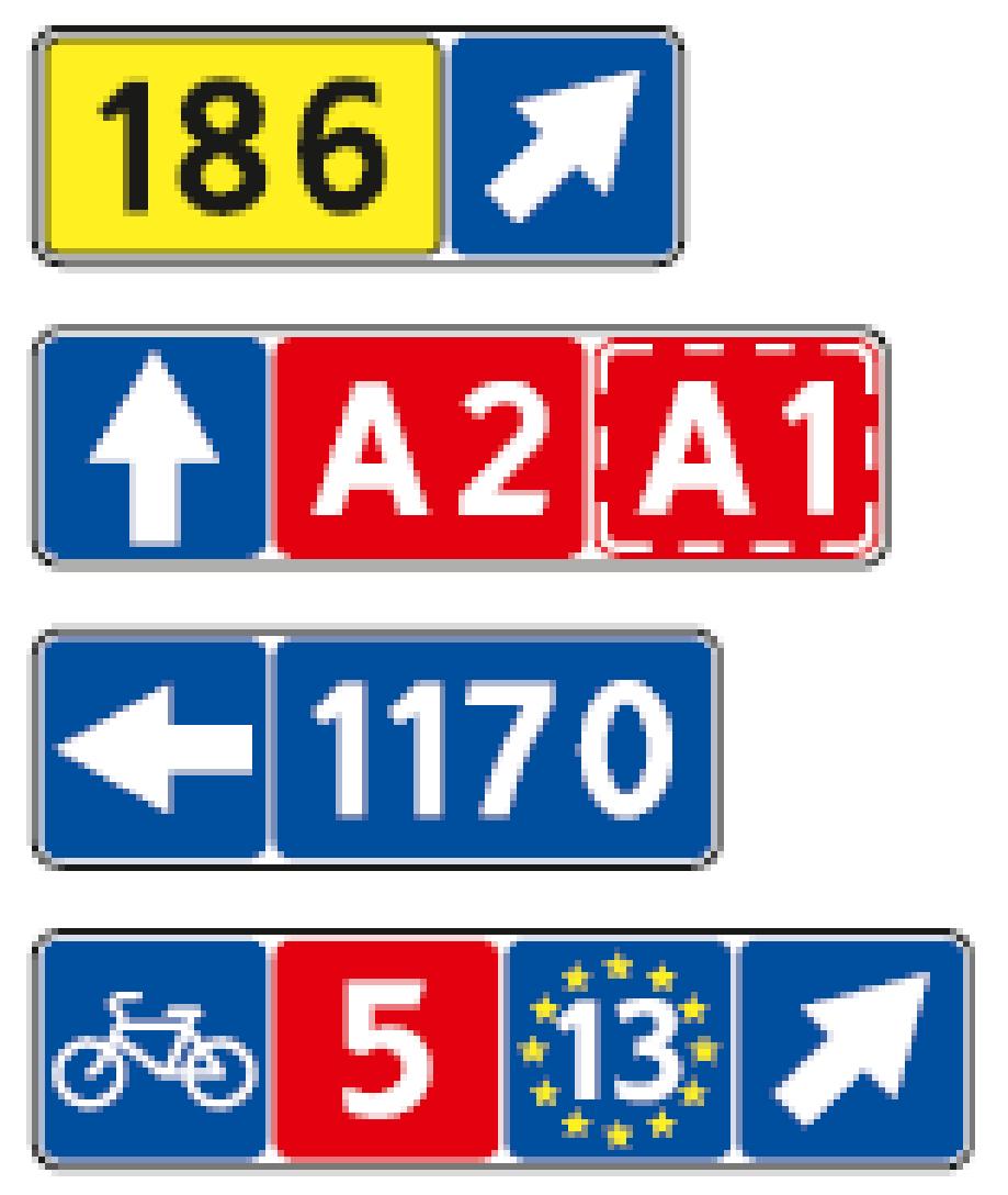 Europos Sąjungos vėliavos simboliu tarptautinės dviračių trasos numerį 623 Kelio arba