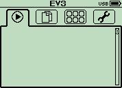 Kaip naudotis EV3 valdymo bloku? Įjungti ir išjungti EV3 valdymo bloką jau išmokote praeitame skyriuje, paleisdami bandomąją programą. Belieka trumpai apžvelgti, kaip juo naudotis.