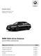 Krasta Auto Pasiūlymo data: Pasiūlymo nr.: D BMW 520d xdrive Sedanas automobilio pasiūlymas Kaina (įskaitant PVM 21%) EUR Bazinė aut