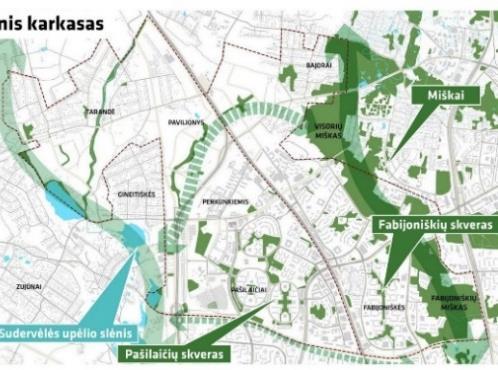 124 3. KRAŠTOVAIZDŽIO ARCHITEKTŪROS IR URBANISTIKOS SPRENDINIŲ sprendžiama, koks būtų tinkamiausias žaliosios infrastruktūros modelis planuojamoms funkcinio prioriteto zonoms.