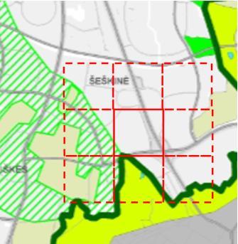 128 3. KRAŠTOVAIZDŽIO ARCHITEKTŪROS IR URBANISTIKOS SPRENDINIŲ teritorijoje gerai matomos jungtys, gamtinio karkaso ir želdynų sistemos, taip pat probleminės pertrūkių ar fragmentacijos vietos.