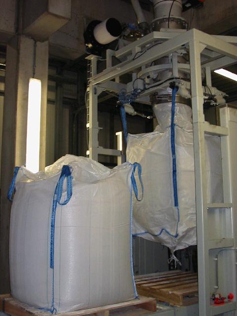 2.2.19 Pilstymas į didelius maišus Ši veikla apima didelių maišų prikrovimą (500 kg - 1500 kg) sausais gaminiais, kurių sudėtyje yra kristalinio silicio dioksido.
