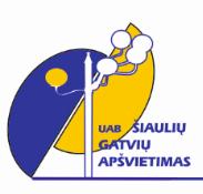 PATVIRTINTA: UAB Šiaulių gatvių apšvietimas Valdybos posėdžio 2019