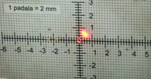 Pradžioje oscilografo ekrane stebimas tik kaupinimo lempos šviesos impulsas (13 pav a)).