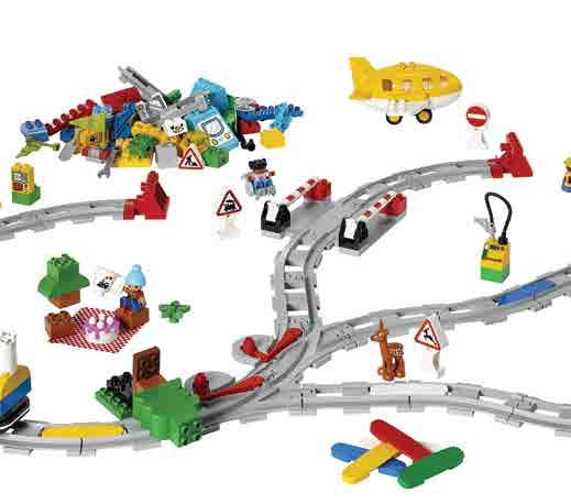 Remiantis vis populiaresne traukinio tema, labai universalus LEGO Duplo sprendimas leidžia vaikams sujungti ir intuityviai ištirti ankstyvąsias programavimo koncepcijas.
