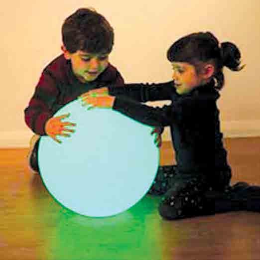 Naudojamas ant šviesos stalo ar lentos parodo spalvų maišymo galimybes bei rezultatus žiūrint į veidrodinį atvaizdą. Padeda vaikams vystyti motorinius įgūdžius kuriant savo mažąjį pasaulį.