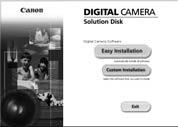 Ką reikia pasiruošti Vaizdų perkėlimas į kompiuterį Fotoaparatą ir kompiuterį Prie fotoaparato pridedamą kompaktinį diską DIGITAL CAMERA Solution Disk (2 p.