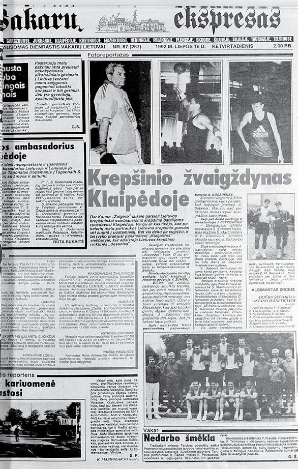 Šarūnas Marčiulionis jau tuomet turėjo patirties ir ryšių JAV, nes jis buvo pirmuoju buvusios TSRS sportininku, savarankiškai pasirašiusiu sutartį su NBA.