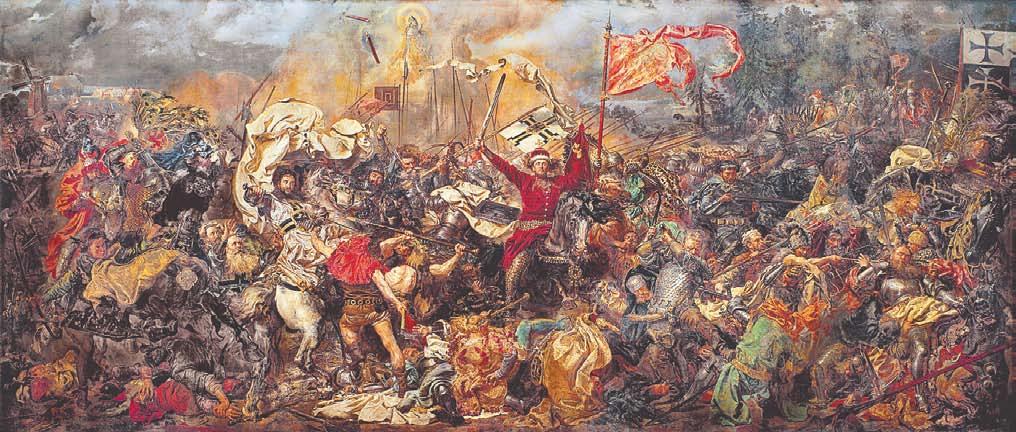 ssgarsiausias Žalgirio mūšio pavaizdavimas - lenkų dailininko Jano Mateikos paveiksle (nutapytas 1878 m.). Pagrindinė figūra - Lietuvos didysis kunigaikštis Vytautas.