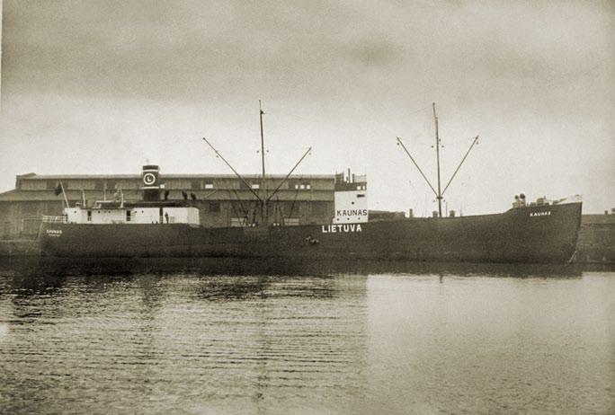 Garlaivis KAUNAS Steamship KAUNAS Pastatytas 1931 m. Norvegijoje 1938 1939 m.