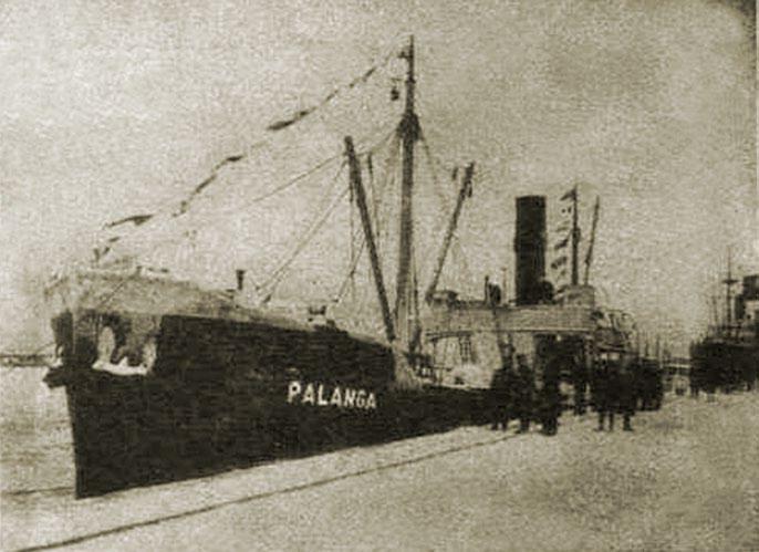 Garlaivis PALANGA Steamship PALANGA Pastatytas 1912 m. Didžiojoje Britanijoje 1929 1932 m.