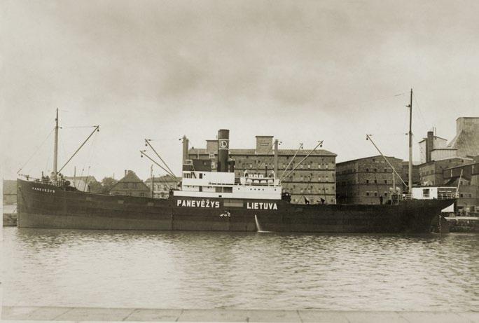 Garlaivis PANEVĖŽYS Steamship PANEVĖŽYS Pastatytas 1924 m. Norvegijoje 1938 1939 m.