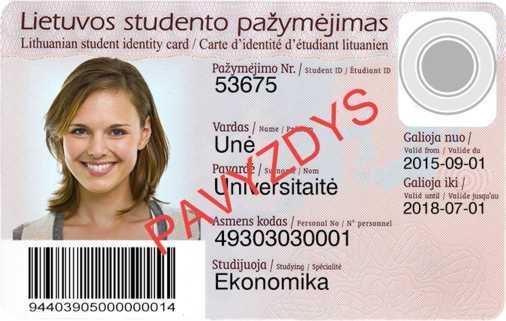 autobusais ir troleibusais bilietus. Kartu su ISIC pažymėjimu asmuo turi pateikti Europos Sąjungos valstybės narės pilietybę patvirtinantį asmens tapatybės dokumentą.