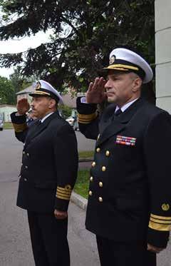 Siekdami susipažindinti su Lietuvos kariuomenės jūriniais pajėgumais ir vystymosi perspektyvomis, svečiai iš Ukrainos lankėsi Karinių jūrų pajėgų Valdymo centre, domėjosi Jūrų gelbėjimo koordinavimo