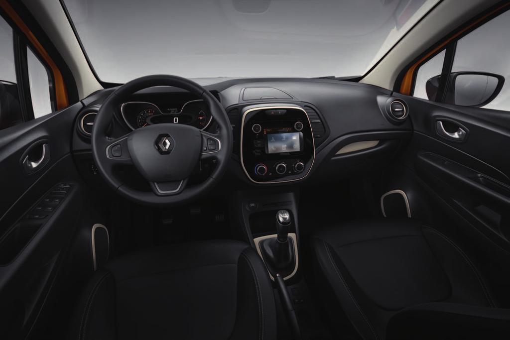 vairo stiprintuvas Renault laisvų rankų kortelė Centrinis durų užraktas Kelionės kompiuteris Režimas Eco Rankiniu būdu valdomas kondicionierius DAB (skaitmeninis) radijas R&GO su įtaisytu ekranu,